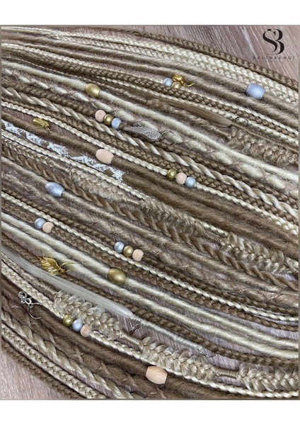 Afrika Örgü Toka 35 Li - Açık Küllü Kumral & Platin fiyatları