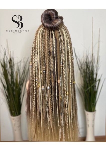 Afrika Örgü Toka 35 Li - Açık Küllü Kumral & Platin modelleri