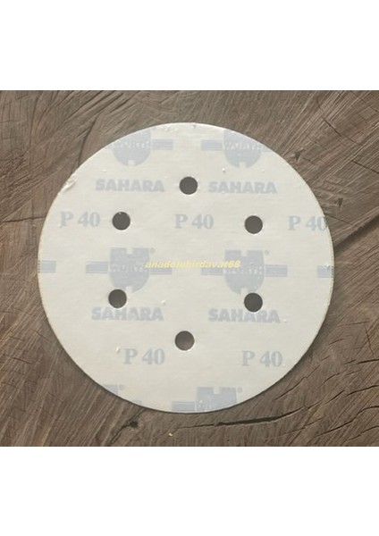 Sahara 150MM Yapışkanlı Zımpara Araç Kuru Zımpara Kağıdı 5 Adet