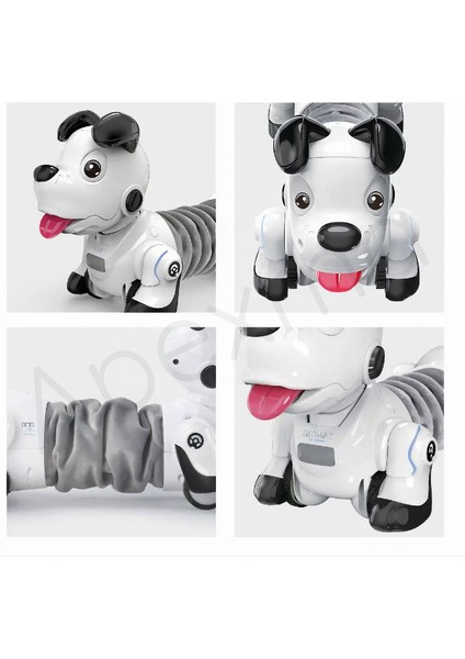 Uzaktan Kumandalı Dokunma & El Hareketleri Algılayan Sesli ve Işıklı Uzayan Robot Sosis Köpek