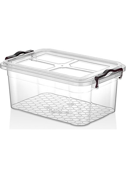 Erzak Saklama Kabı Şeffaf Plastik Kilit Kapaklı 7,5 Litre MRD014 fiyatları