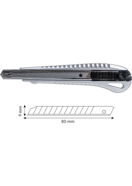 Sx-96 Dar Tip Metal Maket Bıçağı 9 mm modelleri