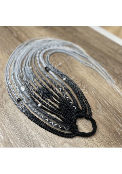 Rasta Mix Afrika Örgü Toka 15 Li - Siyah & Gri Ombreli fiyatları