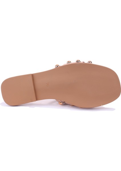 DZA07-998005 Nut Düz Spor Kadın Terlik