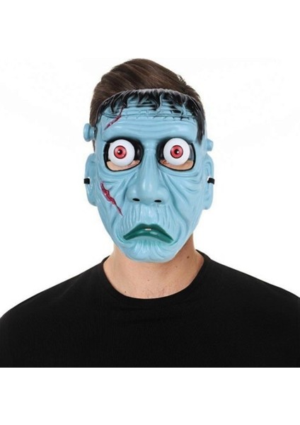 Frankenstein Temalı Sallanan Oynar Gözlü Maske