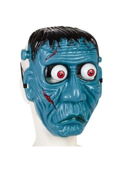 Frankenstein Temalı Sallanan Oynar Gözlü Maske