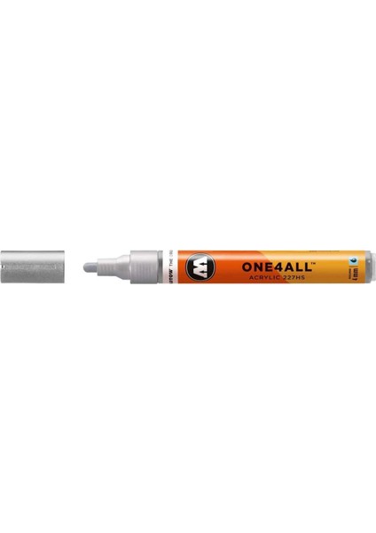 227hs One4all Akrilik Marker Kalem 4 Mm Metallic Silver 227