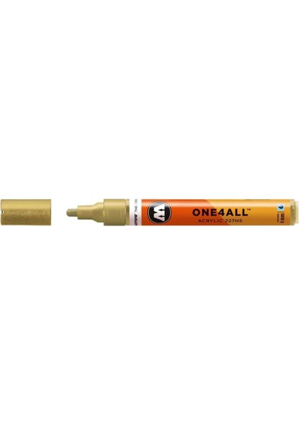 227hs One4all Akrilik Marker Kalem 4 Mm Metallic Gold 228