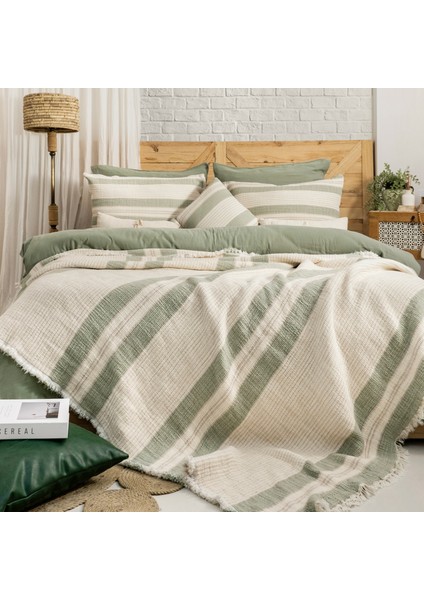 Home Enza Çeyiz Seti 8 Parça-Yeşil