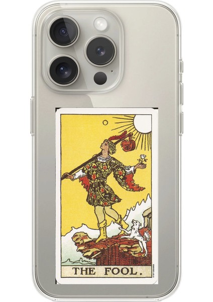 iPhone 11 Pro Max Uyumlu Şeffaf Kılıf Tarot The Fool Tasarımlı