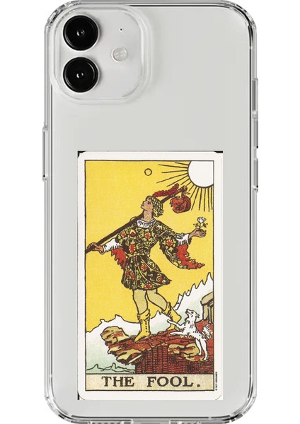 iPhone 12 Uyumlu Şeffaf Kılıf Tarot The Fool Tasarımlı