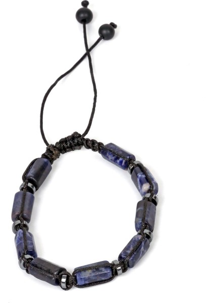 Erkek Sodalit Doğal Taş Bileklik