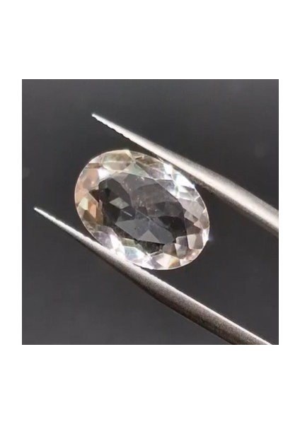 4.76 ct 14X10 mm Oval Natural Very Light Green Amethyst