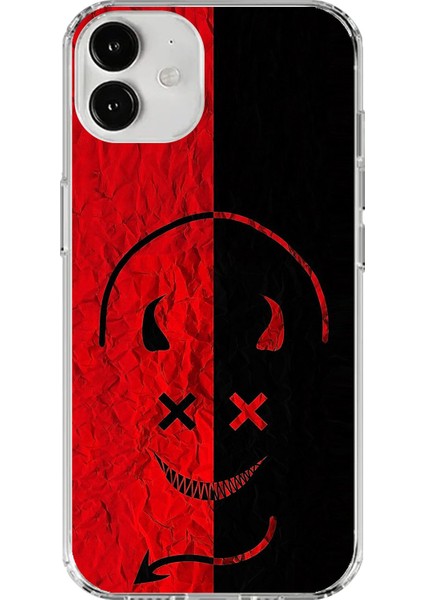 iPhone 12 Mini Uyumlu Şeffaf Kılıf Devil 2 Tasarımlı