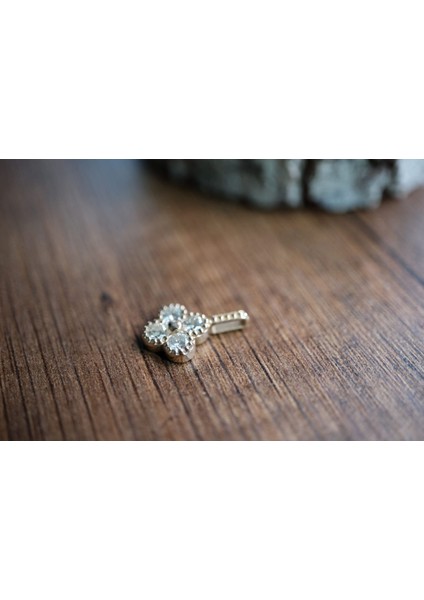 0.64 ct M-Sı Natural Pırlantalı 1.21 gr 14 Ayar Sarı Altın Kolye Ucu modelleri