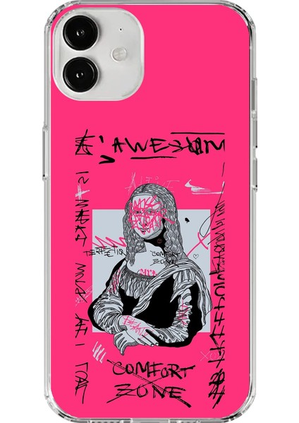 iPhone 12 Uyumlu Şeffaf Kılıf Grafiti 1 Tasarımlı