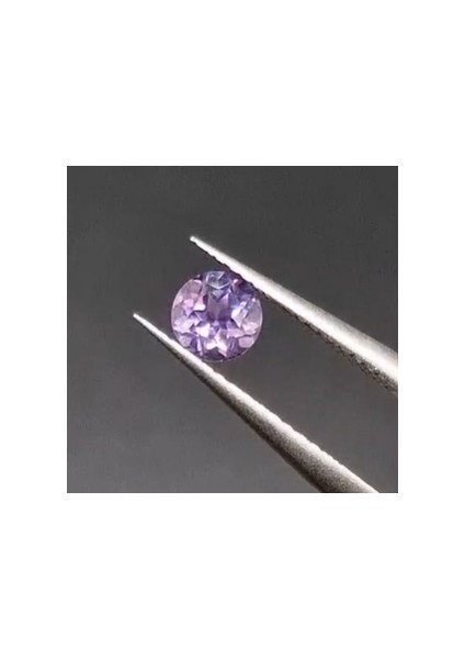 0.45 ct 5 mm Round Natural Amethyst