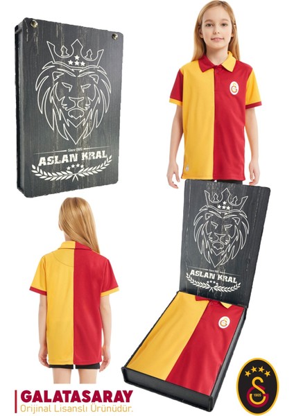 Orijinal Lisanslı Match Day Polo Çocuk T-Shirt Hediyelik Ahşap Kutulu