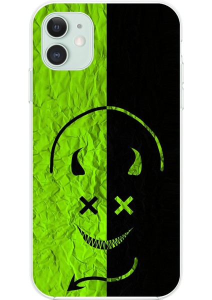 iPhone 11 Uyumlu Şeffaf Kılıf Devil 1 Tasarımlı
