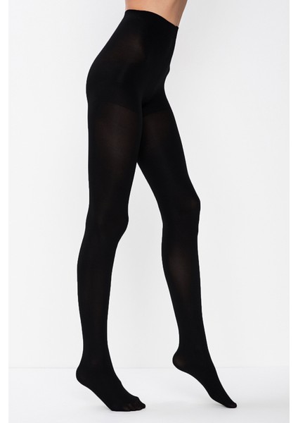 6'lı Ekonomik Paket Penti Siyah Mikro 100 Külotlu Çorap-Pentilicious-Black Pantyhose