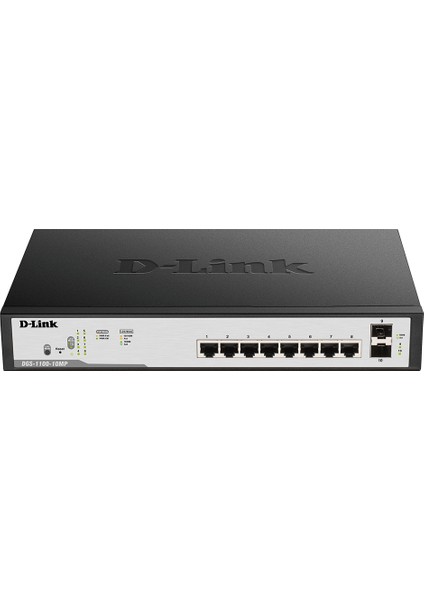 DGS-1100-10MP 10-Port Gıgabıt Yonetılen Poe Swıtch