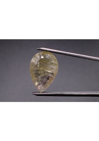 16.40 ct 21.6X15 mm Pear Natural Diaspor ( Sultanite)