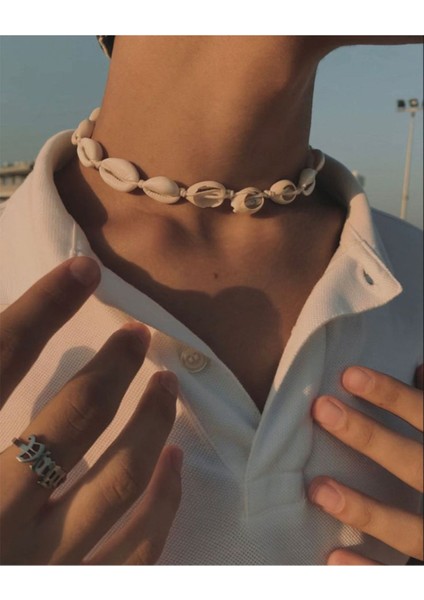 Erkek Deniz Kabuğu Detay Kolye