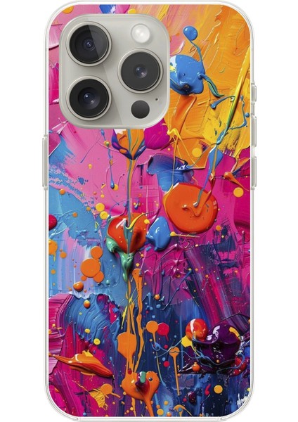 iPhone 16 Pro Max Uyumlu Şeffaf Kılıf Grafiti 3 Tasarımlı