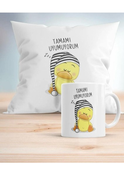 Özel Baskılı Tasarımsal Yastık Bardak Seti Hediyelik