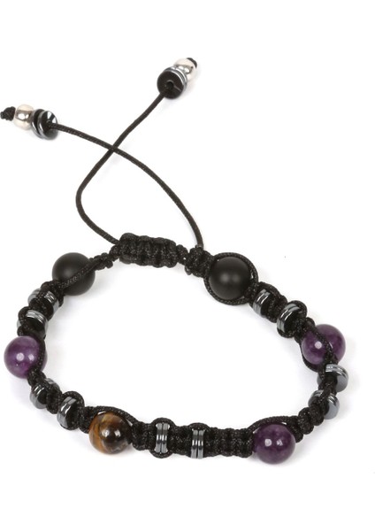 Doğal Taş Makrome Bileklik