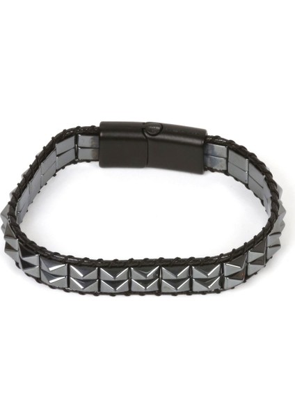 Erkek Hematit Doğal Taş Bileklik