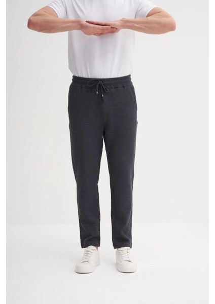 Cazador Rahat Fit Jakarlı Eşofman Altı Antrasit