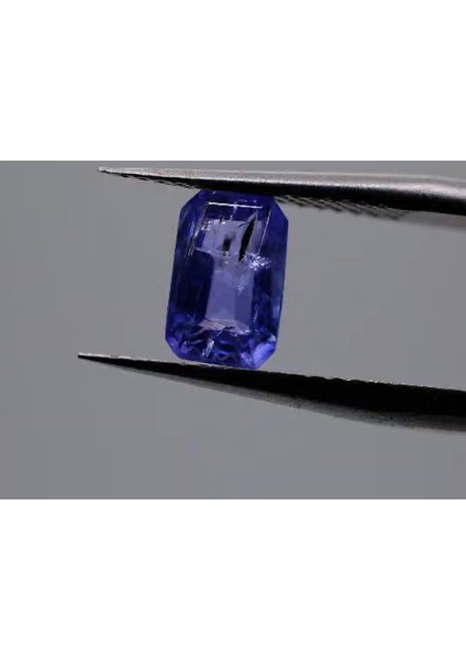 1.41 ct 7.8x5.1 mm Octagon Natural Violet Blue Tanzanite