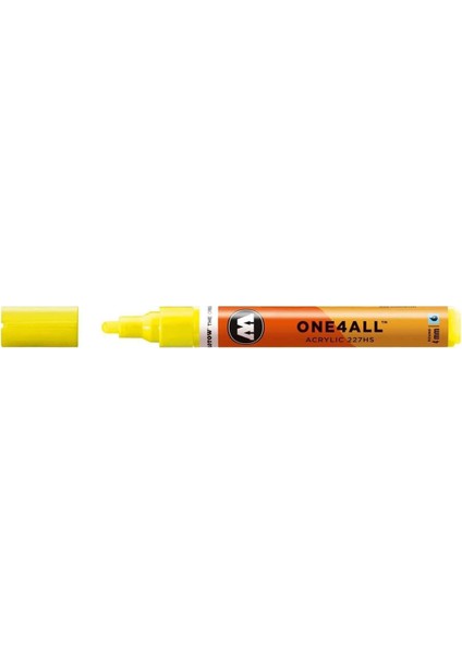 227hs One4all Akrilik Marker Kalem 4 Mm Neon Yellow Fluorescent 220