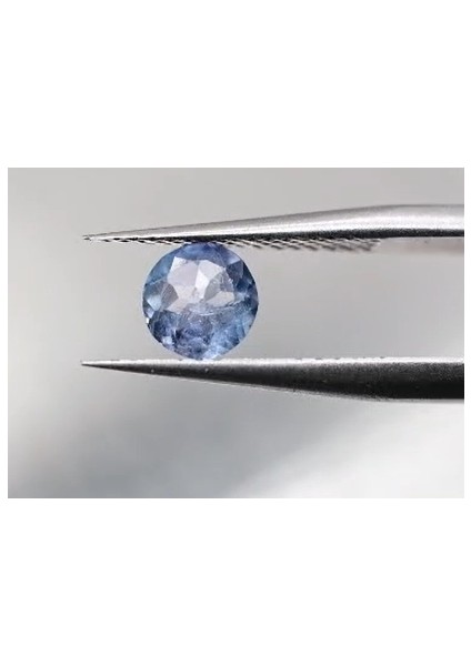 0.65 ct 5.5 mm Round Natural Violet Blue Tanzanite , Tanzania