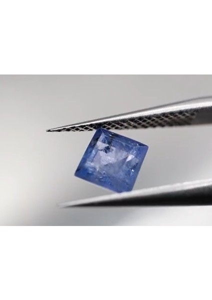 1.21 ct 5.3x5.3 mm Square Natural Violet Blue Tanzanite , Tanzania