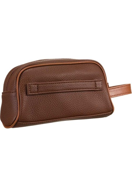 West Polo 5023 Vegan Deri Erkek Traşlık ve El Çantası Kişisel Bakım Çantası El Portföyü Taba fiyatları