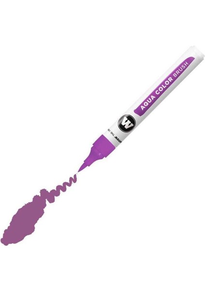 Aqua Color Brush Fırça Uçlu Kalem 010 Purple