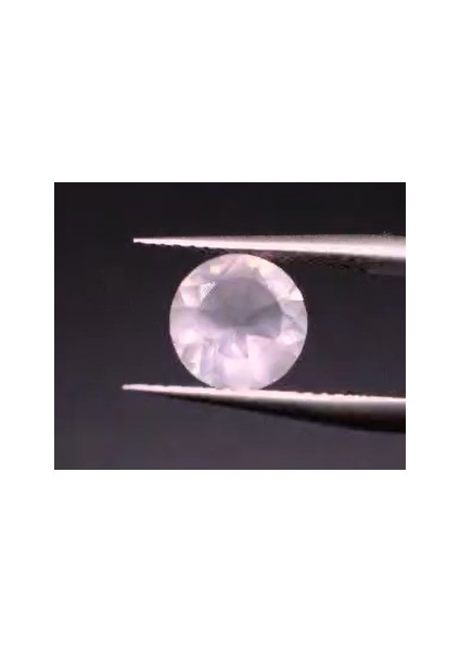 1.70 ct 7.9 mm Round Natural Rose Quartz