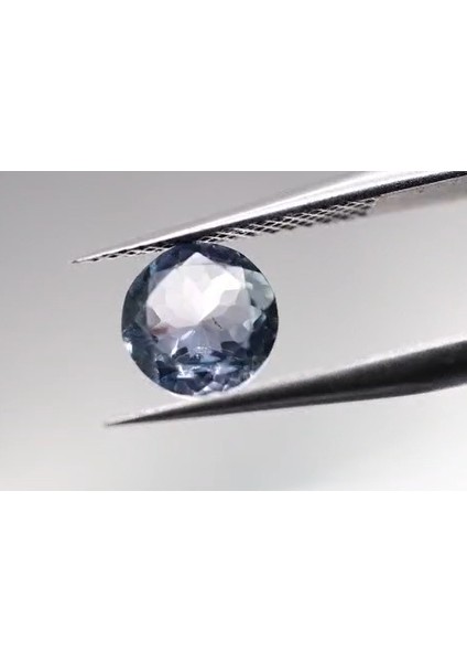 1.51 ct 7.1 mm Round Natural Violet Blue Tanzanite , Tanzania