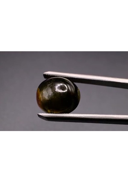 14.80 ct 15.4X13.2 mm Oval Cabachon Natural Unheated Tourmaline