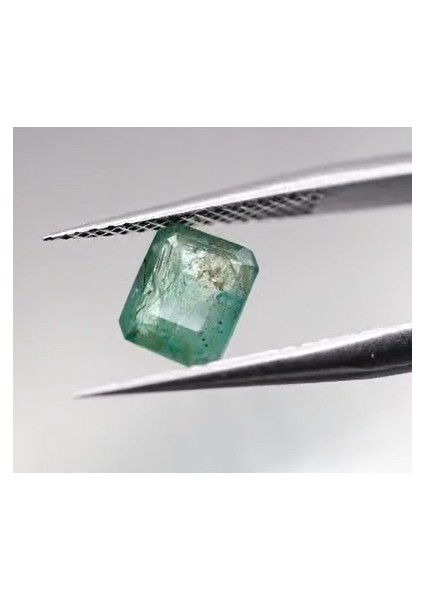 1.38 ct 6.6x5.5 mm Octagon Natural Emerald , Zambia