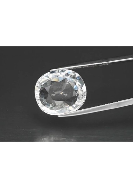 13.30 ct 16X14 mm Cushion Natural Unheated White Topaz Gemstone, Brazil