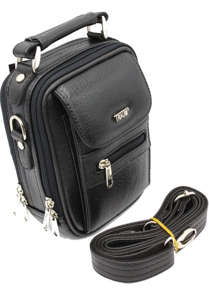 Traum 007 Çelik Kasalı El ve Omuz Askılı Erkek Çanta Siyah fiyatları