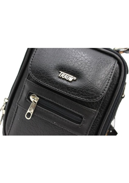 Traum 007 Çelik Kasalı El ve Omuz Askılı Erkek Çanta Siyah fırsatları