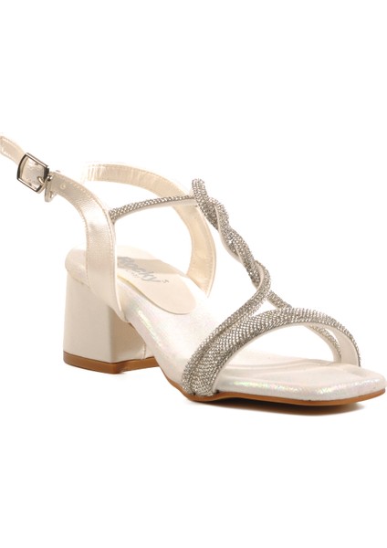 Sedef Kız Çocuk Taşlı Sandalet 07 F modelleri