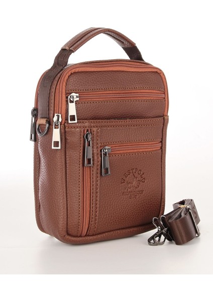 West Polo 6049 Postacı Çantası Omuz Çantası El Çantası Taba