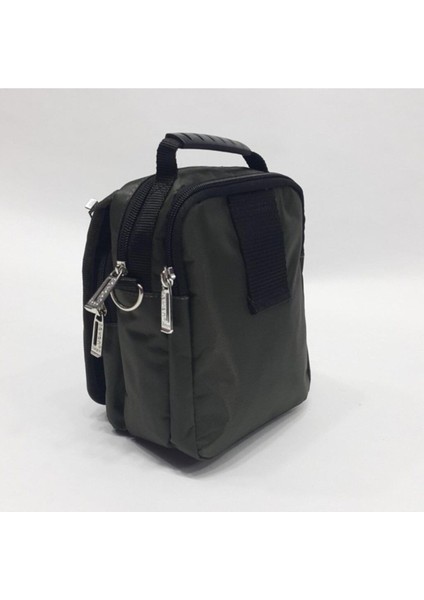 Haki Renk Orta Boy Erkek El Çantası, Siyah, Düz Desen, Yıkama Talimatı: Type 4 modelleri