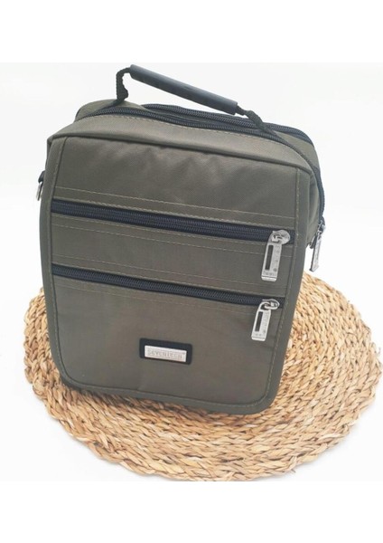 Büyük Boy Erkek El Çantası, Yatay Fermuarlı, Gri Renk, Şık ve Kullanışlı modelleri