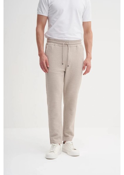 Cazador Rahat Fit Jakarlı Eşofman Altı Bej